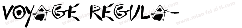 voyage regula字体转换
